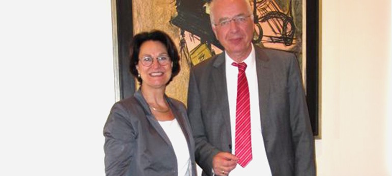 Maria Fischer und Dr Leidinger